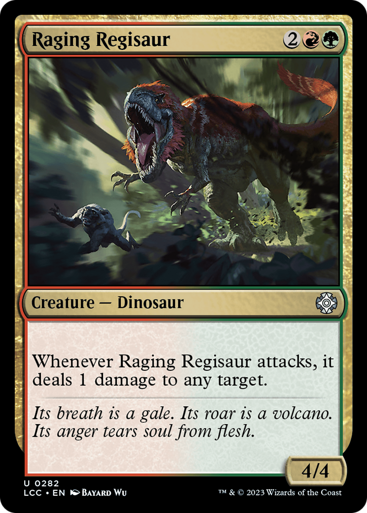 Raging Regisaur [The Lost Caverns of Ixalan Commander] | Cracking-Singles