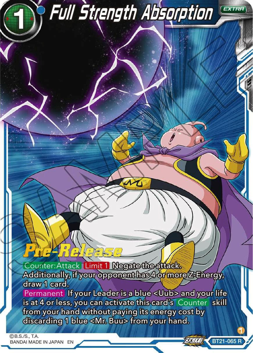 Full Strength Absorption (BT21-065) [Wild Resurgence Pre-Release Cards] | Cracking-Singles