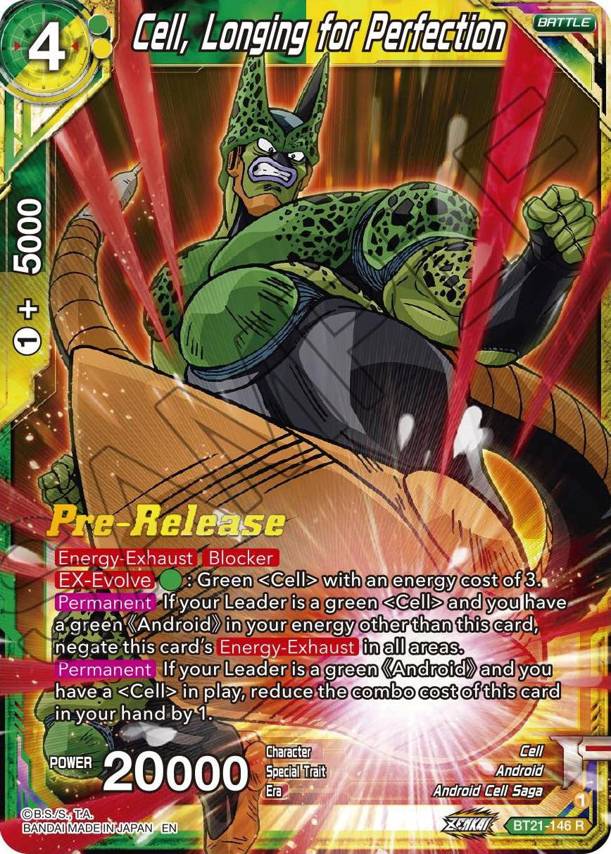 Cell, Longing for Perfection (BT21-146) [Wild Resurgence Pre-Release Cards] | Cracking-Singles