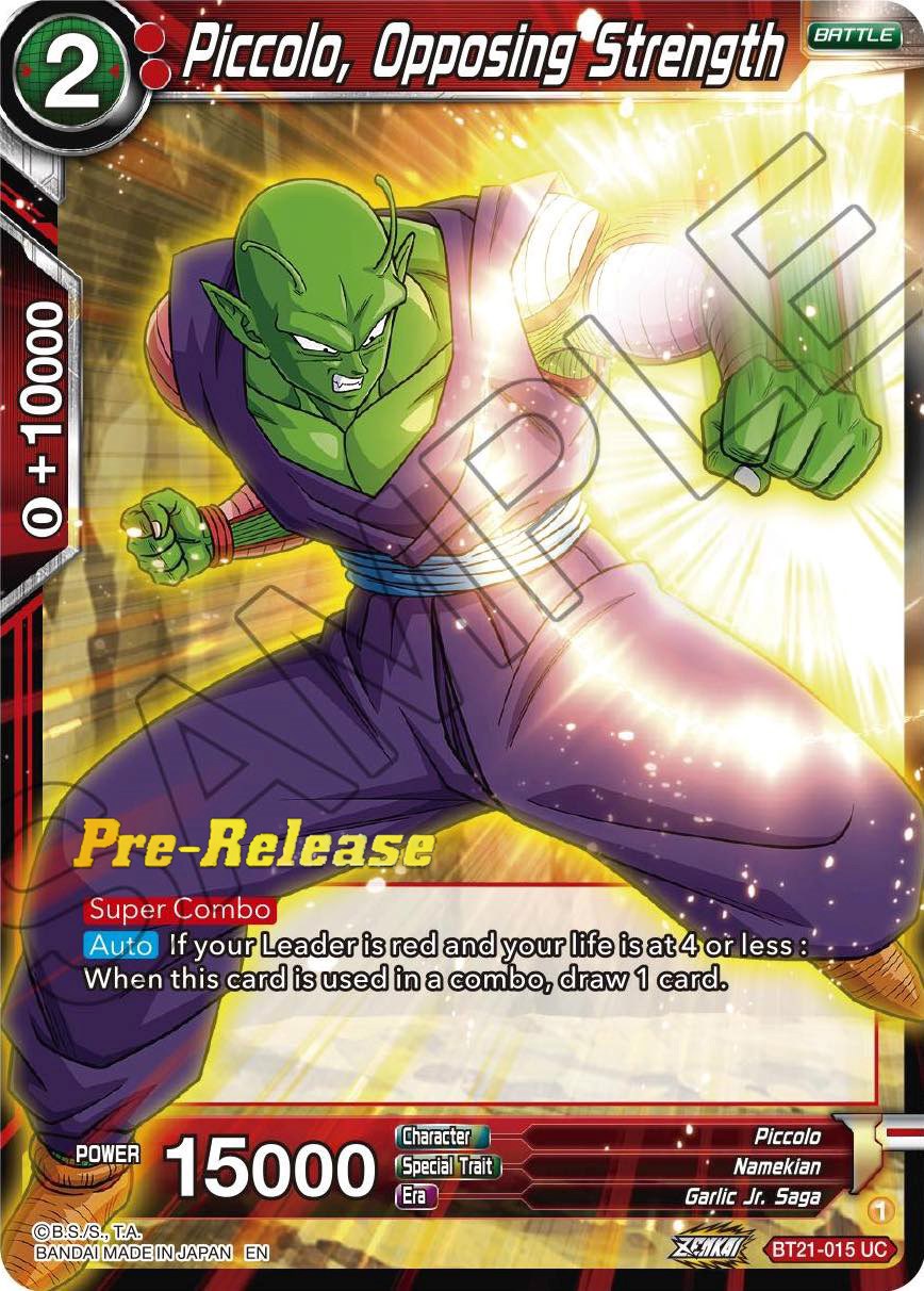 Piccolo, Opposing Strength (BT21-015) [Wild Resurgence Pre-Release Cards] | Cracking-Singles