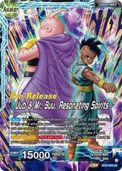 Uub // Uub & Mr. Buu, Resonating Spirits (BT21-034) [Wild Resurgence Pre-Release Cards] | Cracking-Singles