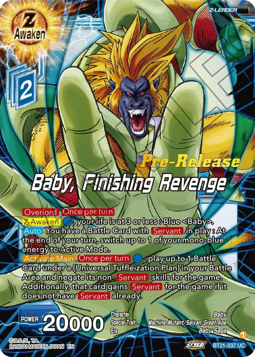 Baby, Finishing Revenge (BT21-037) [Wild Resurgence Pre-Release Cards] | Cracking-Singles