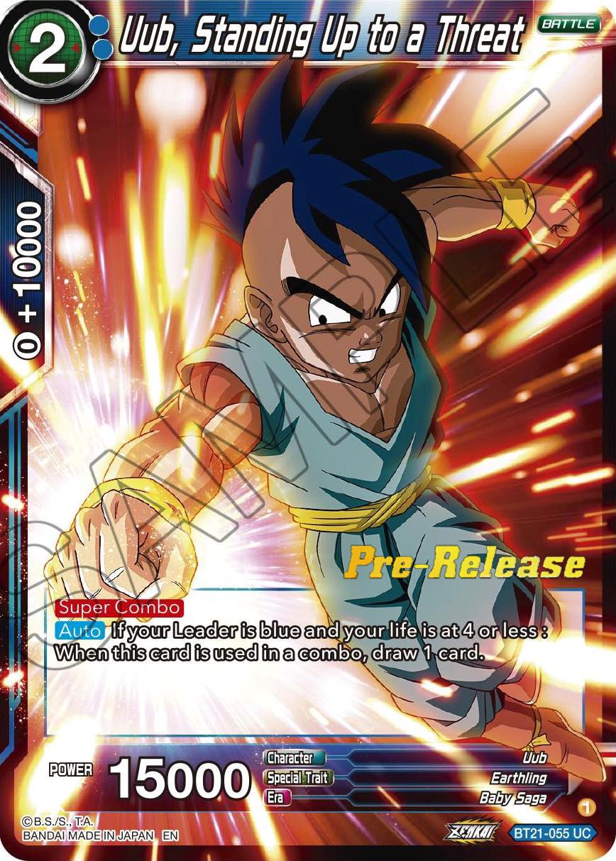 Uub, Standing Up to a Threat (BT21-055) [Wild Resurgence Pre-Release Cards] | Cracking-Singles