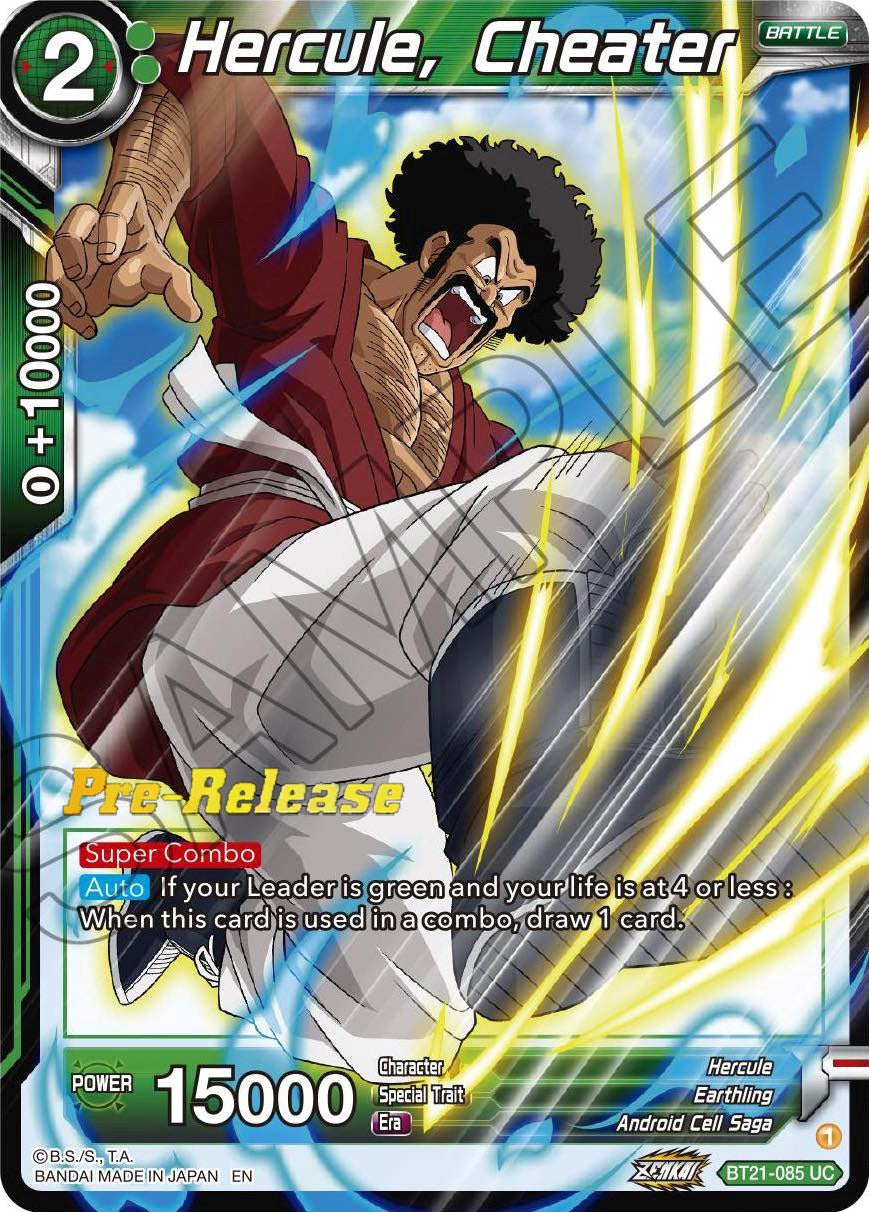 Hercule, Cheater (BT21-085) [Wild Resurgence Pre-Release Cards] | Cracking-Singles