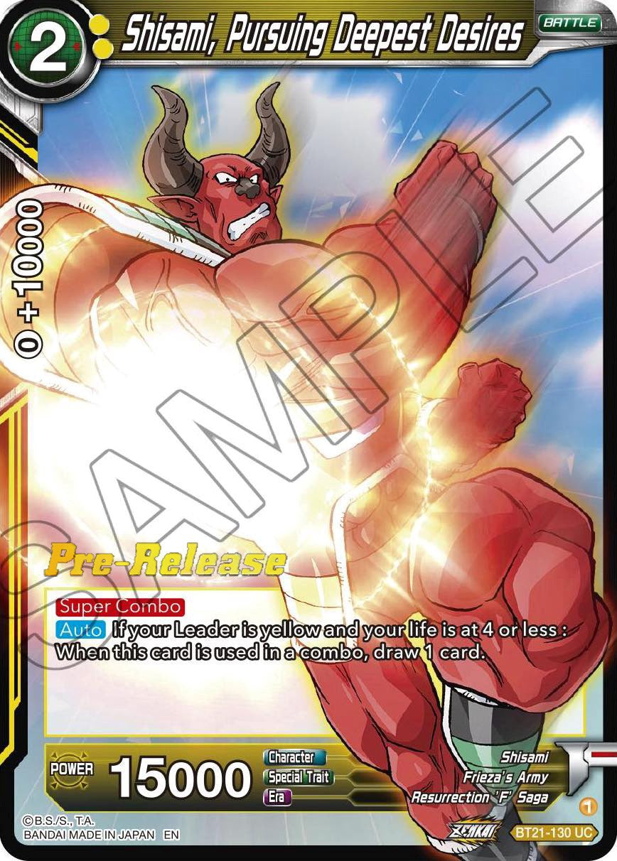 Shisami, Pursuing Deepest Desires (BT21-130) [Wild Resurgence Pre-Release Cards] | Cracking-Singles