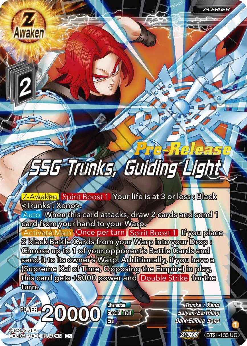 SSG Trunks, Guiding Light (BT21-133) [Wild Resurgence Pre-Release Cards] | Cracking-Singles