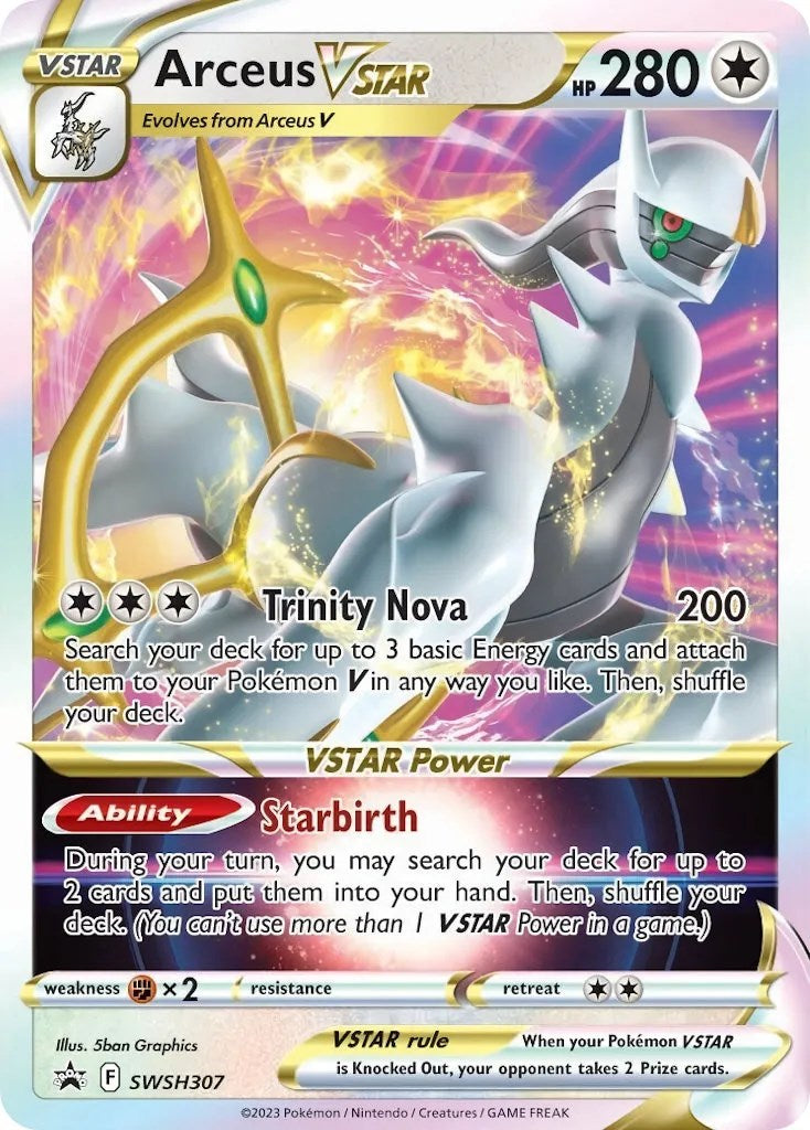 Arceus VSTAR (SWSH307) [Sword & Shield: Black Star Promos] | Cracking-Singles