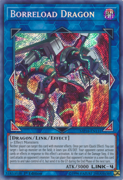 Borreload Dragon [MP18-EN131] Secret Rare | Cracking-Singles