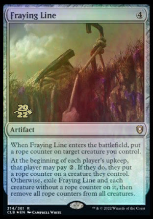 Fraying Line [Commander Legends: Battle for Baldur's Gate Prerelease Promos] | Cracking-Singles