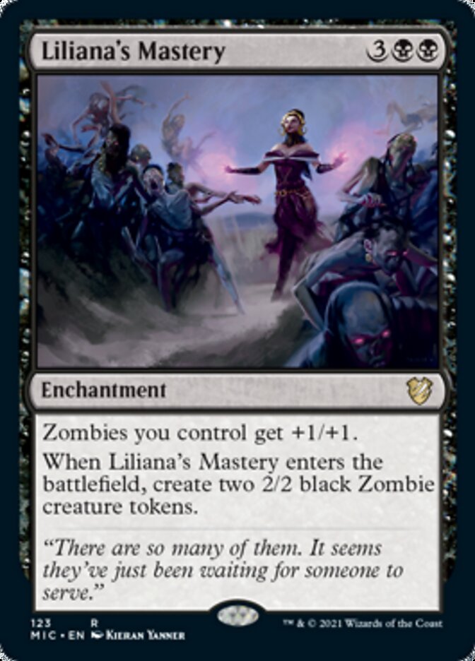 Liliana's Mastery [Innistrad: Midnight Hunt Commander] | Cracking-Singles