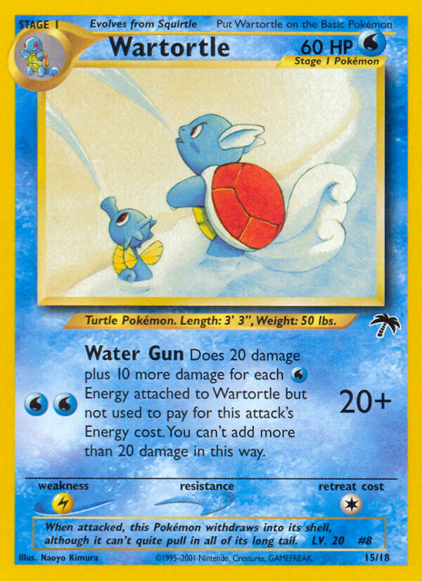 Wartortle (15/18) [Southern Islands] | Cracking-Singles