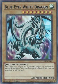 Blue-Eyes White Dragon (Blue) [LDS2-EN001] Ultra Rare | Cracking-Singles