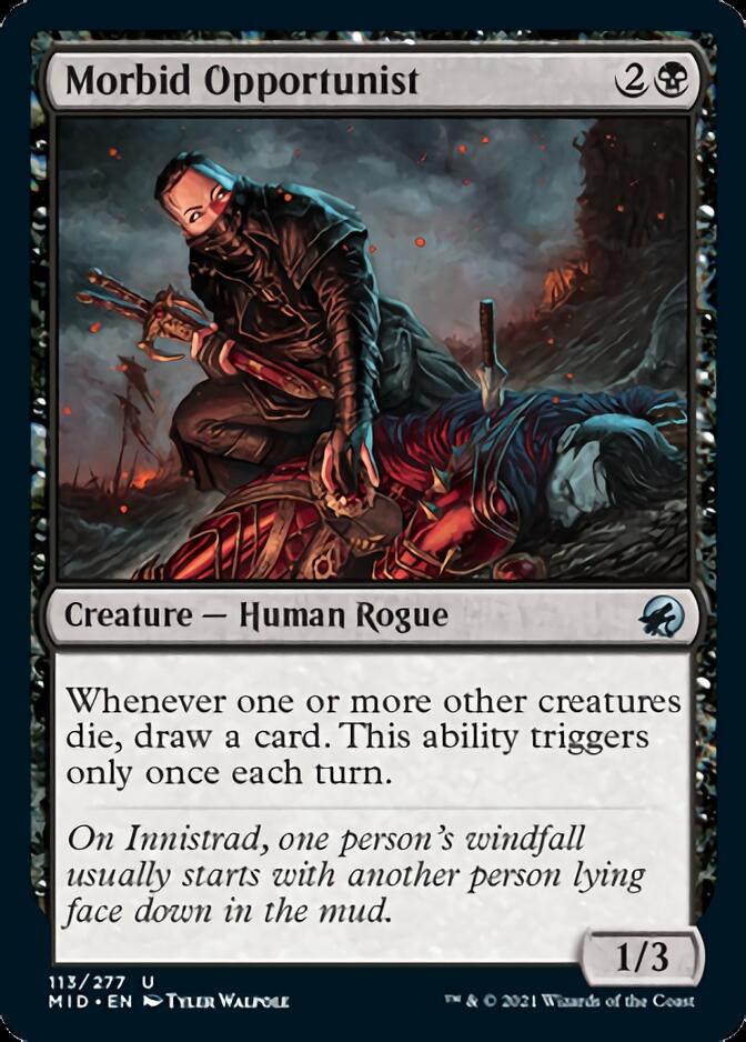 Morbid Opportunist [Innistrad: Midnight Hunt] | Cracking-Singles