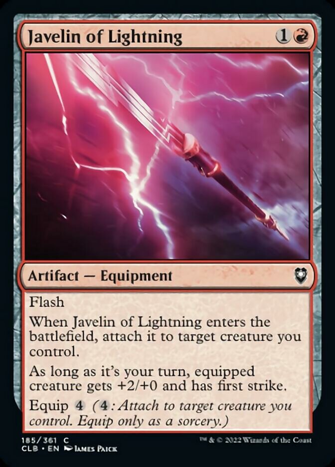 Javelin of Lightning [Commander Legends: Battle for Baldur's Gate] | Cracking-Singles