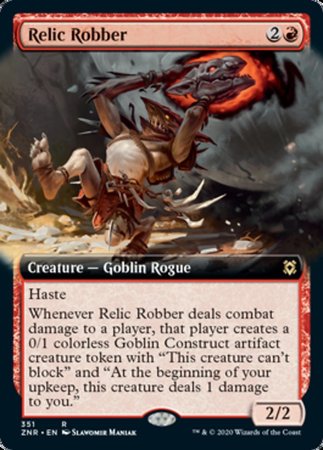 Relic Robber (Extended Art) [Zendikar Rising] | Cracking-Singles