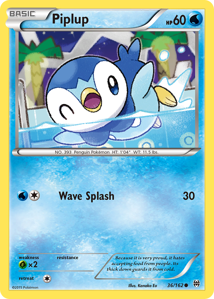 Piplup (36/162) [XY: BREAKthrough] | Cracking-Singles