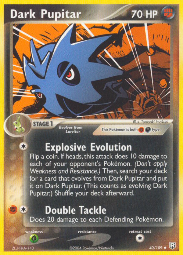 Dark Pupitar (40/109) [EX: Team Rocket Returns] | Cracking-Singles