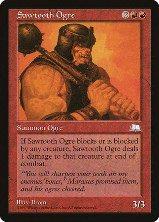 Sawtooth Ogre [Weatherlight] | Cracking-Singles