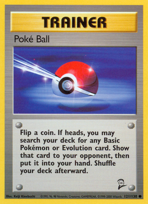 Poke Ball (121/130) [Base Set 2] | Cracking-Singles