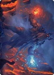 Aegar, the Freezing Flame Art Card [Kaldheim: Art Series] | Cracking-Singles