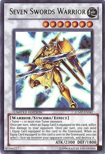 Seven Swords Warrior [JUMP-EN047] Ultra Rare | Cracking-Singles