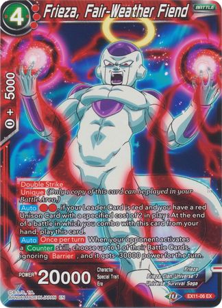 Frieza, Fair-Weather Fiend [EX11-06] | Cracking-Singles