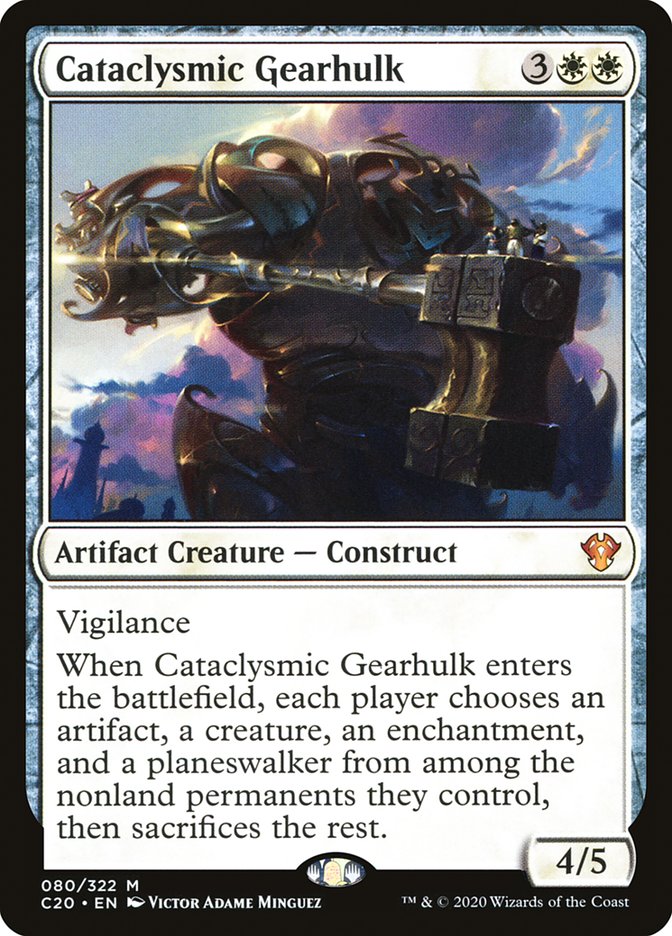 Cataclysmic Gearhulk [Commander 2020] | Cracking-Singles