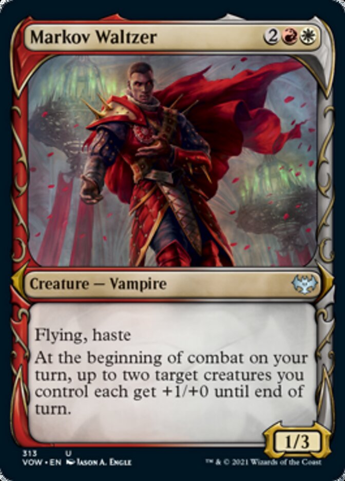 Markov Waltzer (Showcase Fang Frame) [Innistrad: Crimson Vow] | Cracking-Singles