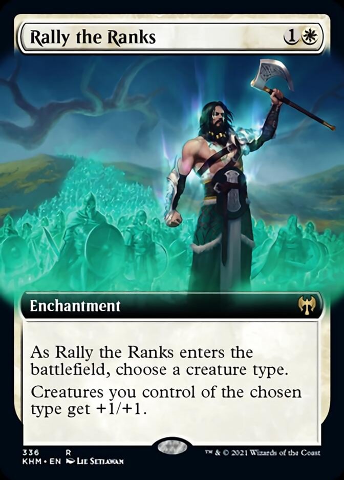 Rally the Ranks (Extended Art) [Kaldheim] | Cracking-Singles