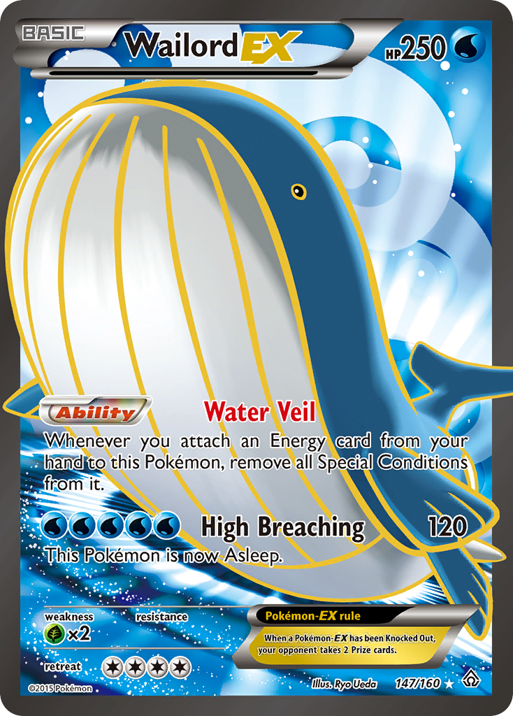 Wailord EX (147/160) [XY: Primal Clash] | Cracking-Singles