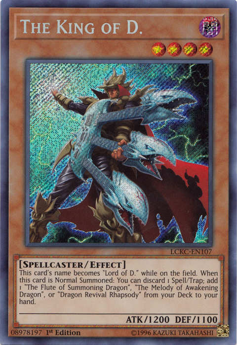 The King of D. [LCKC-EN107] Secret Rare | Cracking-Singles