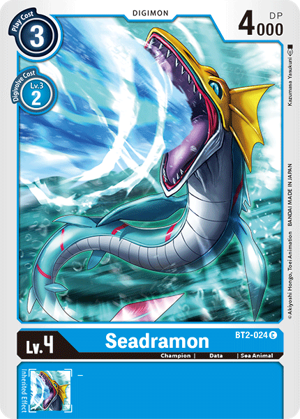 Seadramon [BT2-024] [Release Special Booster Ver.1.5] | Cracking-Singles