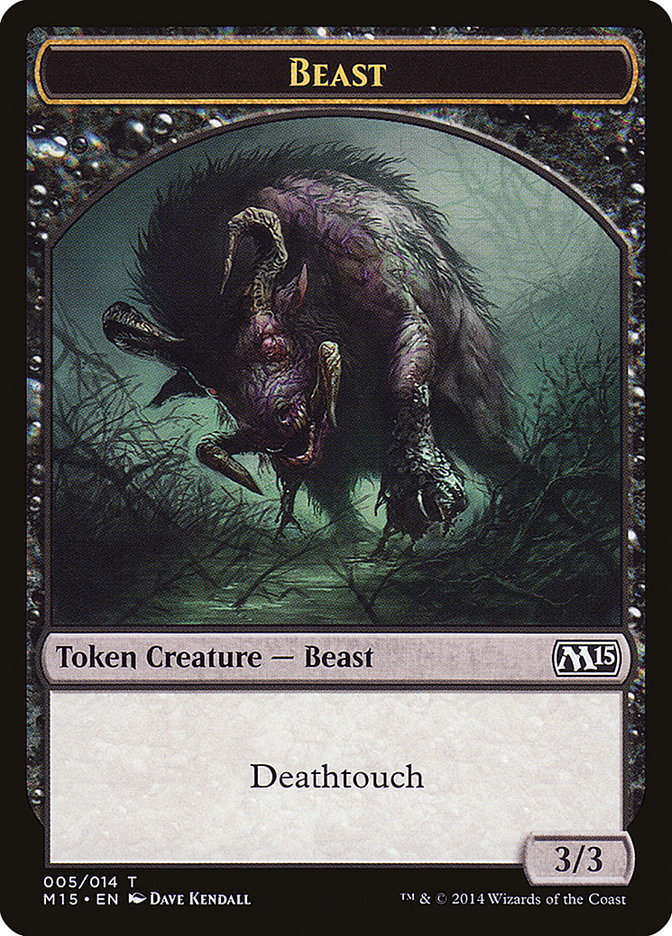 Beast (005/014) [Magic 2015 Tokens] | Cracking-Singles