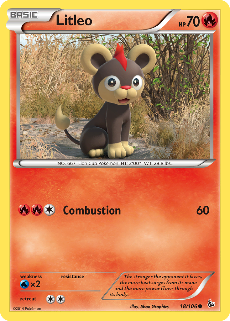 Litleo (18/106) [XY: Flashfire] | Cracking-Singles