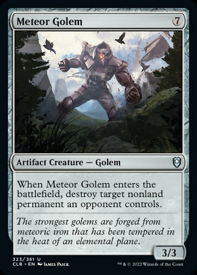 Meteor Golem [Commander Legends: Battle for Baldur's Gate] | Cracking-Singles