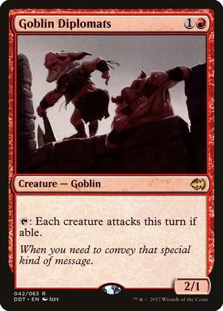 Goblin Diplomats [Duel Decks: Merfolk vs. Goblins] | Cracking-Singles