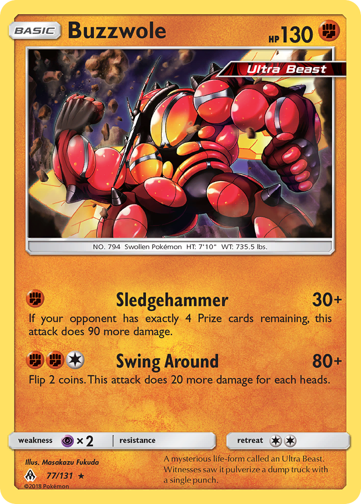 Buzzwole (77/131) [Sun & Moon: Forbidden Light] | Cracking-Singles