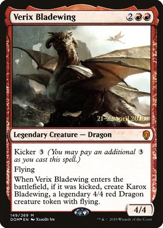 Verix Bladewing [Dominaria Promos] | Cracking-Singles