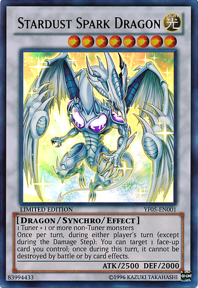 Stardust Spark Dragon [YF05-EN001] Ultra Rare | Cracking-Singles