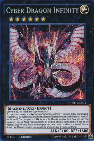 Cyber Dragon Infinity [BOSH-EN094] Secret Rare | Cracking-Singles