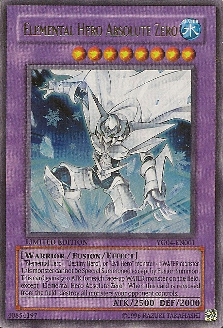 Elemental Hero Absolute Zero [YG04-EN001] Ultra Rare | Cracking-Singles