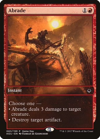 Abrade [Hour of Devastation Promos] | Cracking-Singles