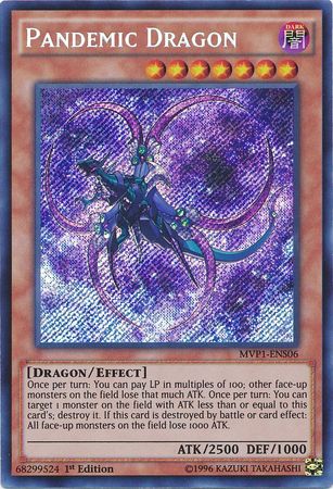 Pandemic Dragon [MVP1-ENS06] Secret Rare | Cracking-Singles