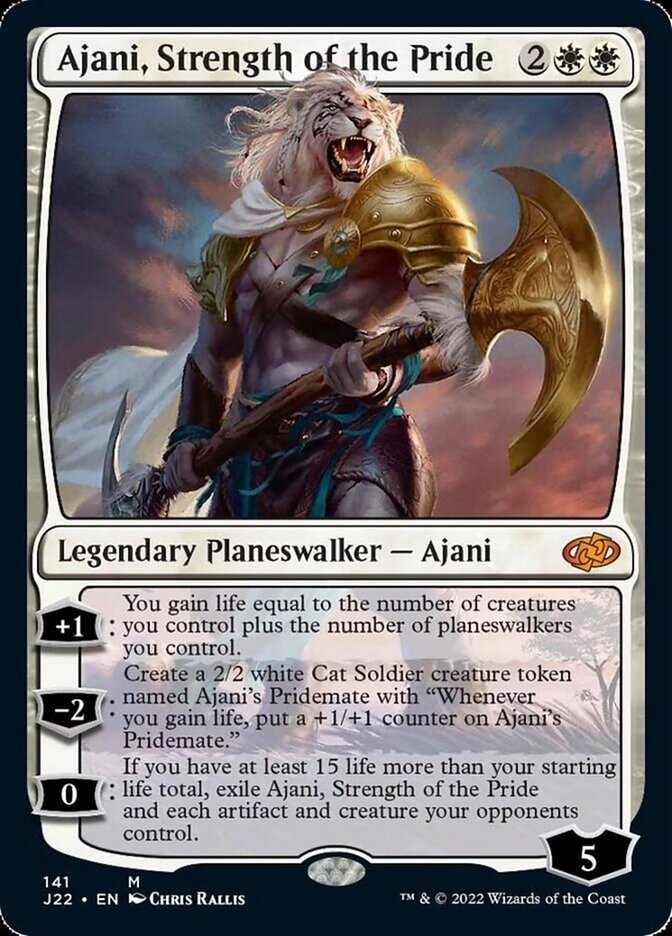 Ajani, Strength of the Pride [Jumpstart 2022] | Cracking-Singles