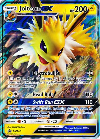 Jolteon GX (SM173) (Jumbo Card) [Sun & Moon: Black Star Promos] | Cracking-Singles