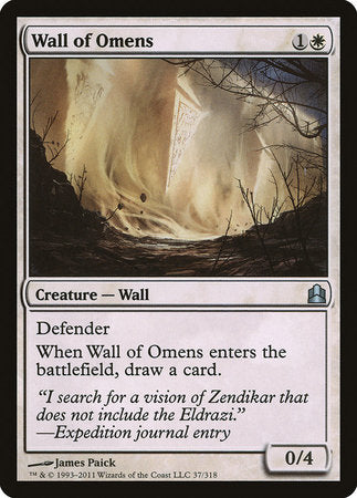 Wall of Omens [Commander 2011] | Cracking-Singles