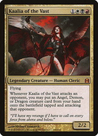 Kaalia of the Vast [Commander 2011] | Cracking-Singles