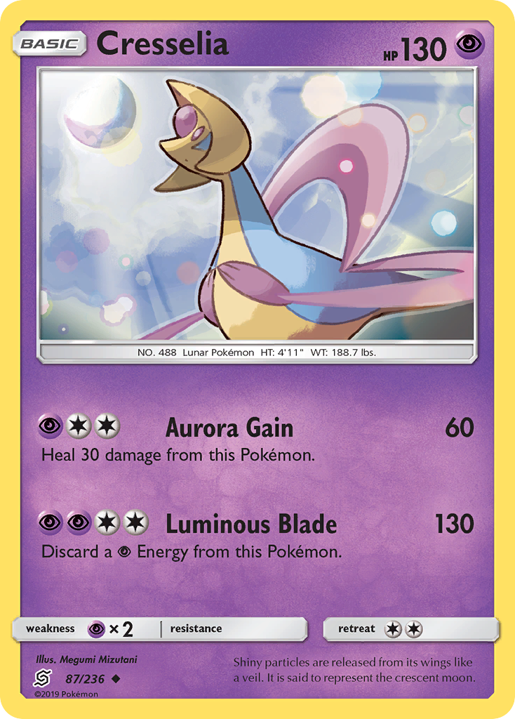 Cresselia (87/236) [Sun & Moon: Unified Minds] | Cracking-Singles