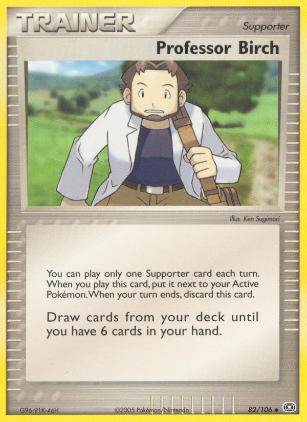 Professor Birch (82/106) [EX: Emerald] | Cracking-Singles