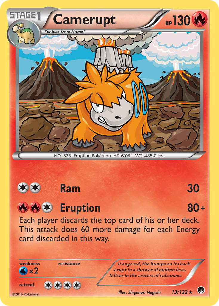 Camerupt (13/122) [XY: BREAKpoint] | Cracking-Singles